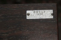 Image # 54712: Space Time Laminated Backbox Serial Number 
(This game has a laminated cabinet. Serial number 5438.)