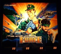 Image # 22220: Special Force Illuminated Backglass
