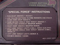 Image # 29276: Special Force Instruction Card