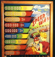 Image # 7524: Speed Way Backglass
