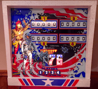 Image # 74912: Spirit of 76 Sample Game - Illuminated Backglass 
(Serial number 01267 S.)