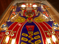 Image # 74915: Spirit of 76 Sample Game - Illuminated Playfield 
(Serial number 01267 S.)