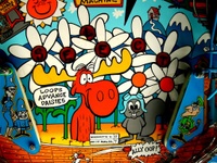 Image # 32134: Adventures of Rocky and Bullwinkle and Friends Playfield - Detail