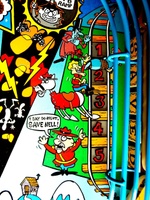 Image # 32136: Adventures of Rocky and Bullwinkle and Friends Playfield - Detail