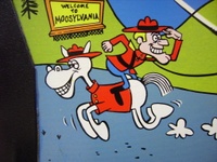 Image # 33343: Adventures of Rocky and Bullwinkle and Friends Cabinet - Detail