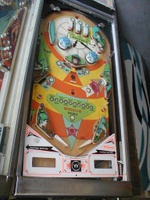 Image # 19625: Big Ben Playfield 
(The posts shown here guarding the outlanes are after-factory placements.)