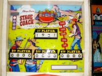 Image # 18676: Stage Coach Illuminated Backglass