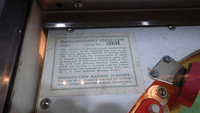 Image # 83575: Stage Coach Serial Number 
(Serial number 2031. Photographed at the 2014 Northwest Pinball and Arcade Show.)