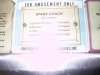 Image # 18672: Stage Coach German Score Card