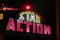 Image # 50586: Star Action Illuminated Backglass - Detail