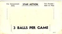 Image # 50620: Star Action 3-Ball Card