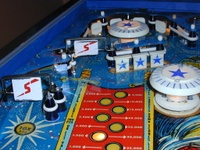 Image # 32346: Star Gazer Upper Left Playfield 
(Serial number 732.)