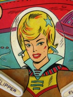 Image # 40826: Star-Jet Playfield - Detail 
(Serial number 1115.)
