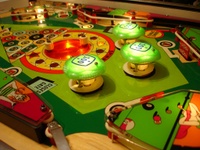 Image # 30255: Star Pool Illuminated Upper Playfield - Downfield View