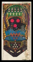 Image # 55920: Star Light Original Playfield Artwork 
(Artist is Larry M. Blazek.Marker and colored pencil on vellum with film positive overlay.Dimensions 26 inches by 13 � inches.)