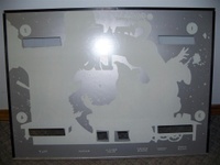 Image # 43560: Star Light Backglass - Reverse 
(This is from a game with a System 9 MPU.)