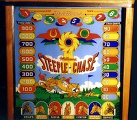 Image # 7530: Steeple-Chase Backglass