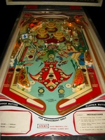 Image # 53118: Stingray Playfield 
(This game has a 2-player backbox.)