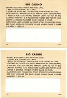 Image # 5300: Big Casino Instruction Cards