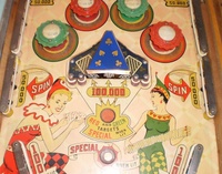 Image # 47736: Straight Flush Middle Playfield 
(The left green pop bumper should have a matching green skirt.)