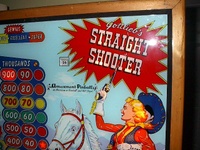 Image # 13333: Straight Shooter Backglass - Detail