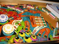 Image # 42363: Strange World Sample Game - Lower Playfield 
(Serial number 01137 S.)