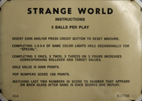 Image # 77157: Strange World Instruction Card - 5 Balls
