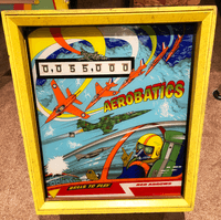 Image # 77589: Aerobatics Backglass 
(Serial number 0273.)