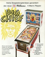 Image # 21624: Big Chief German Ad 
(From the German operator magazine Automaten Markt, September 1965.)