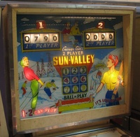 Image # 29971: Sun Valley Illuminated Backglass