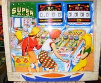 Image # 49823: Super Duo Backglass 
(Serial number 04002.)