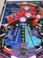 Image # 58964: Super Nova Playfield 
(The blue center target is not original to this game.)