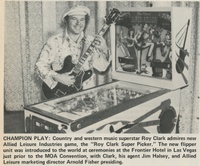 Image # 70780: Roy Clark Super Picker Vending Times Ad 
(Vending Times, November 1976, page 70)