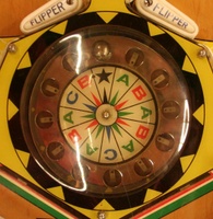 Image # 36329: Super Score Sample Game - Captive Ball Spinner 
(The game serial number is either 0064 S or 0084 S.)