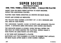 Image # 50362: Super Soccer Instruction Card 5 Balls