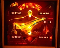 Image # 58971: Supersonic Illuminated Backglass