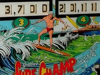 Image # 13510: Surf Champ Backglass Detail