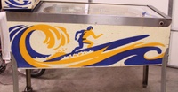 Image # 46678: Surf Champ Sample Game - Cabinet - Left 
(Serial number 01261 S.)