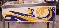 Image # 46679: Surf Champ Sample Game - Cabinet - Right 
(Serial number 01261 S.)