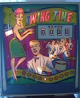 Image # 14384: Swing Time Illuminated Backglass