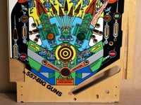Image # 38646: Big Guns Blank Playfield - Bottom