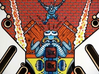 Image # 38650: Big Guns Blank Playfield - Detail