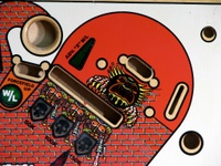 Image # 38649: Big Guns Blank Playfield - Detail