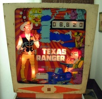 Image # 41847: Texas Ranger Illuminated Backglass