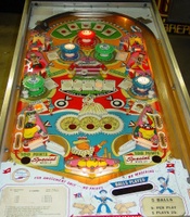 Image # 22495: 3 Coins Illuminated Playfield