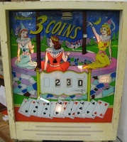 Image # 36930: 3 Coins Illuminated Backglass