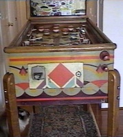 Image # 24286: Three Musketeers Cabinet - Front 
(The front door shown here is not original to this game.)