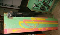 Image # 35396: 3-D Cabinet - Right Side - Metal Rails 
(The metal rails on this cabinet were an aftermarket product added by the operator.)