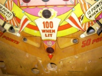 Image # 19142: 3-In-Line Alternate Playfield w/Extra-Ball Light