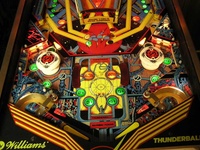 Image # 29151: Thunderball Illuminated Lower Playfield 
(Serial number 584060.)